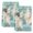 Cream, Tan, Aqua, White, variant on Coastal Sand Dollar Kitchen Towels Set of 1, Summer Beach Coral Teal Blue Wood Absorbent Dish Towels for Kitchen, Microfiber Hand Towel, Quick Drying Tea Towel for Cleaning Decorative Dishcloths
