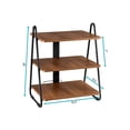 thumbnail image 3 of MPM 3 Tiers Industrial Style Storage Rack with Cable Management, Equipment Shelf, AV Media Shelf, Audio Stand, for Ampli, 3 of 6