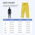 thumbnail image 4 of Picia Yellow Glitter Mens Soft Woven Cotton Elastic Waistband Sleep Pajama Pant Lounge Sleep Pant With Pockets And Drawstring-Medium, 4 of 9