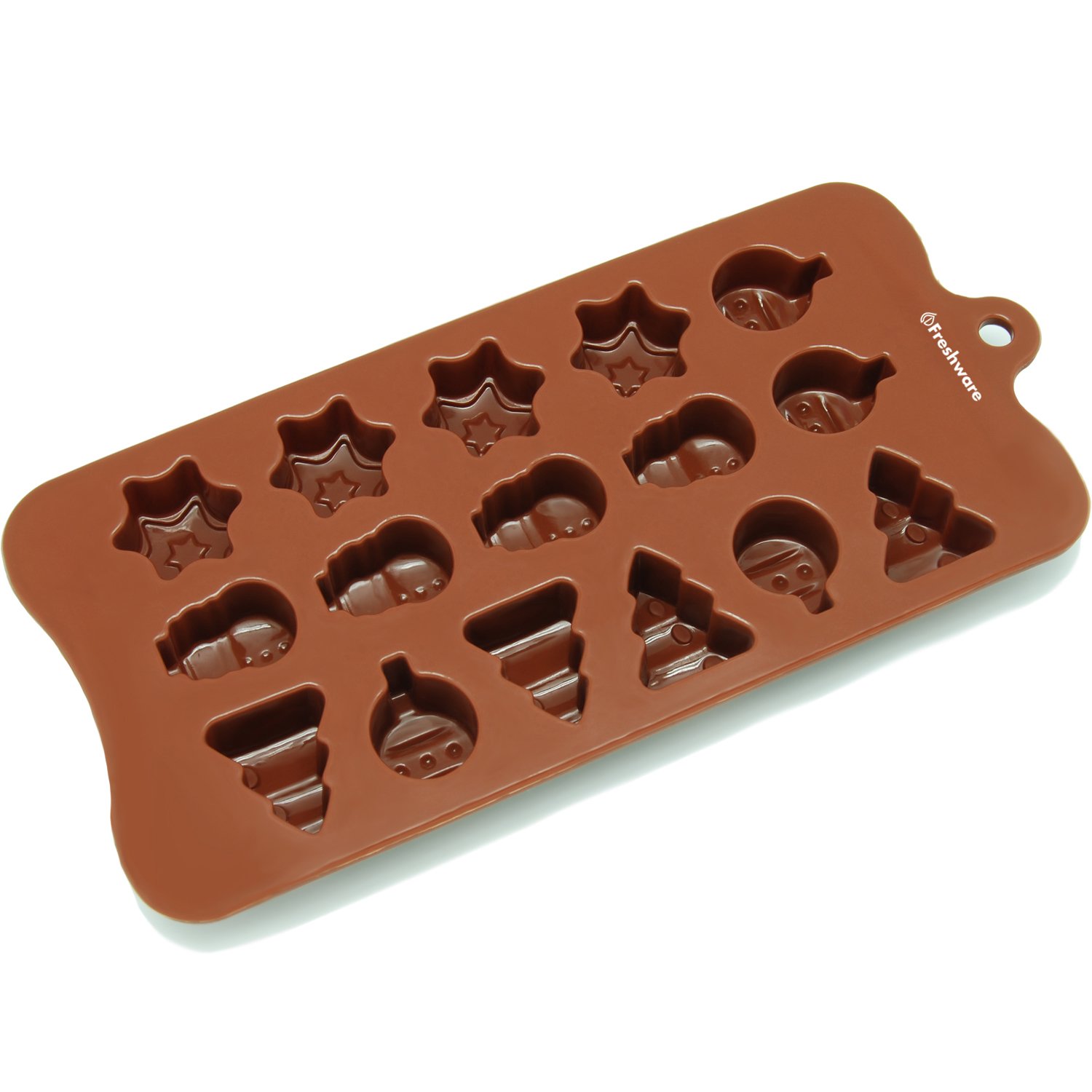 15 Cavity Dimpled Heart Shape Chocolate Mold Silicone Dimpled