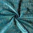 thumbnail image 5 of Phantoscope Bronzing Gold Foil Printed Cut Pile Velvet with Gilding Metallic Shiny Decorative Throw Pillow, 20" x 20", Blue, 2 Pack, 5 of 5