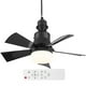 thumbnail image 1 of E27 Base Pequeño Ventilador Techo Enchufe Control Remoto 3 Velocidades Regulable, 1 of 9