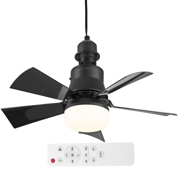 E27 Base Pequeño Ventilador Techo Enchufe Control Remoto 3 Velocidades Regulable