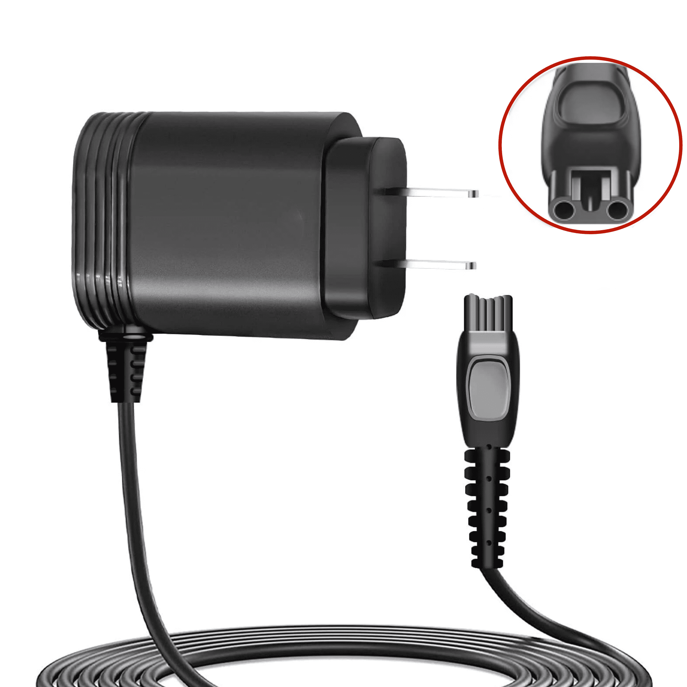 HQRP AC Adapter / Power Cord for Philips Norelco 8170XLCC, 8171XL
