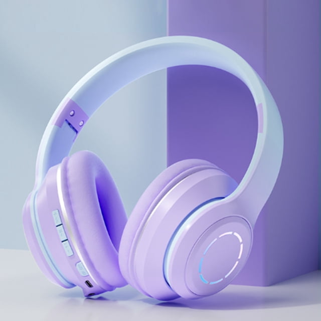 Auriculares inalámbricos plegables Bling Bling Bluetooth con graves potentes