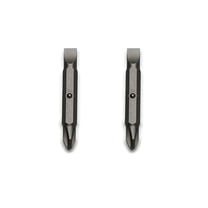 TMAX 2 pc #2 Phillips, 1/4-Inch Slotted double end screwdriver bits for 11-in-1 and 10-in-1 Klein Screwdriver Nut Driver