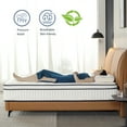 thumbnail image 6 of California King Mattress, (Upgrade Strengthen) 12 Inch Cal King Mattress in a Box, Hybrid Matterss with Pocket Spring and Soft Foam, Ultimate Motion Isolation, Strong Edge Support, Medium Firm, 6 of 9