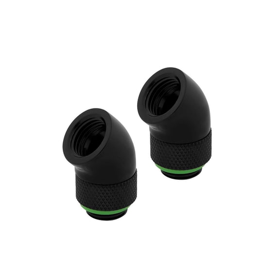Corsair Hydro X Series 45? Rotary Adapter, Black, 2-pack