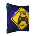 thumbnail image 2 of LNWH Decorative Pillow Covers, Fantasy Game Zone Square Sofa Decorative Knit Pillow Case, 18"x18", 2 of 8