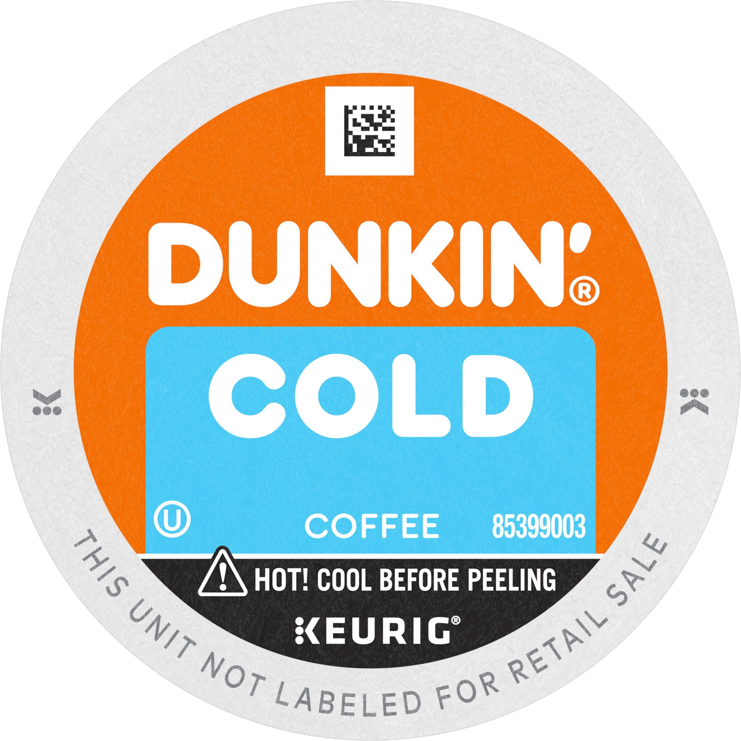 (60 Count) Dunkin' Cold, K-Cup Coffee Pods
