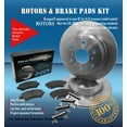 thumbnail image 2 of DK1363-4 Front Rotors and Ultimate HD Ceramic Brake Pads and Hardware Kit, 2 of 8