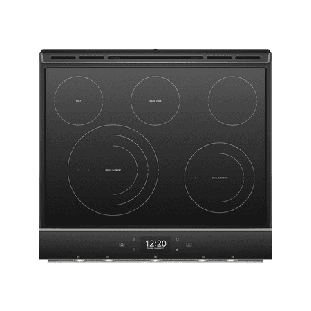 Whirlpool - 6.4 Cu. Ft. Self-Cleaning Slide-In Electric Convection Range - Stainless steel
