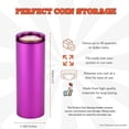 thumbnail image 3 of Beer City Billiards Coin Holders Quarter Dispensers, Tube Holds 40 Plus Quarter or Dollar Coins (Aluminum, Purple), 3 of 6