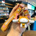 thumbnail image 2 of Sanrio-llaveros de muñeca Cinnamoroll, accesorios de llavero Kuromi, colgante de bolsa My Melody, Kawaii Pochacco, regalo para niñas, juguetes para niños, 2 of 5