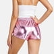 thumbnail image 5 of Pantalones de playa bronceadores Europa y Estados Unidos sexy noche metal reflectante shorts, 5 of 6