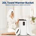 thumbnail image 2 of Fil-fresh Towel Warmer for Bathroom, 20L Large LCD Display,Towel Heater Bucket Fits Two 40"x70" Oversized Towels, Blanket and Bathrobe Warmer for Spa with Auto Shut-Off & 3 Timing,Exquisite Gift, 2 of 13