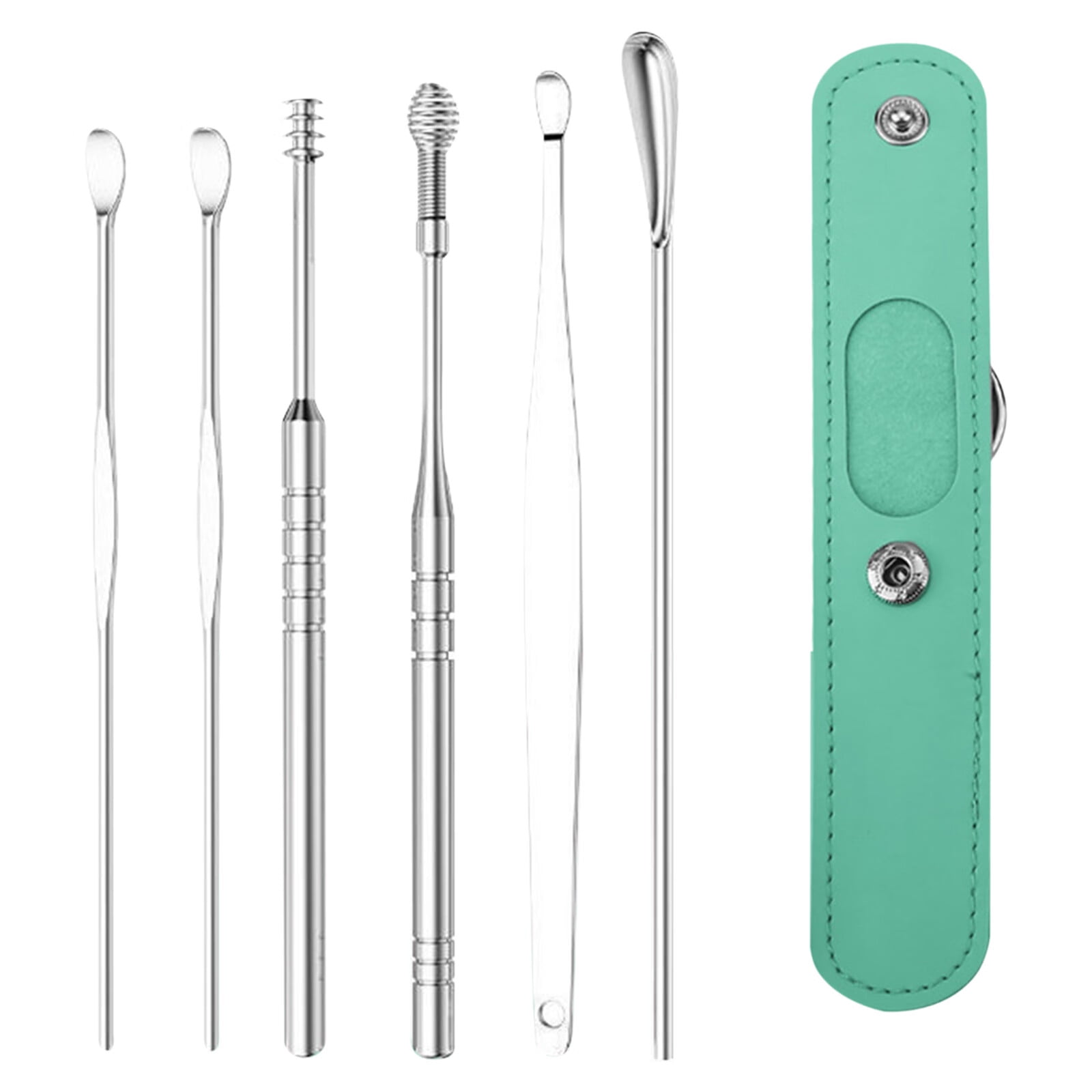6 Pieces Ear Canal Cleaning Set Ear Wax Cleaning Tools Set Spiral