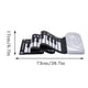 thumbnail image 5 of Piano enrollable portátil de 49 teclas con 8 modos de batería y batería recargable, ideal para niños y principiantes, embalaje plateado claro de luna, 5 of 5