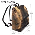thumbnail image 2 of Disketp Lake Meditating Elephant Mochila de Cuero para Mujer, Bolso de Espalda Antirrobo con Estilo para Viaje, Trabajo y Uso Diario, 2 of 4