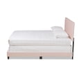 thumbnail image 2 of Baxton Studio Caprice Modern and Contemporary Glam Light Pink Velvet Fabric Upholstered Full Size Panel Bed, 2 of 5