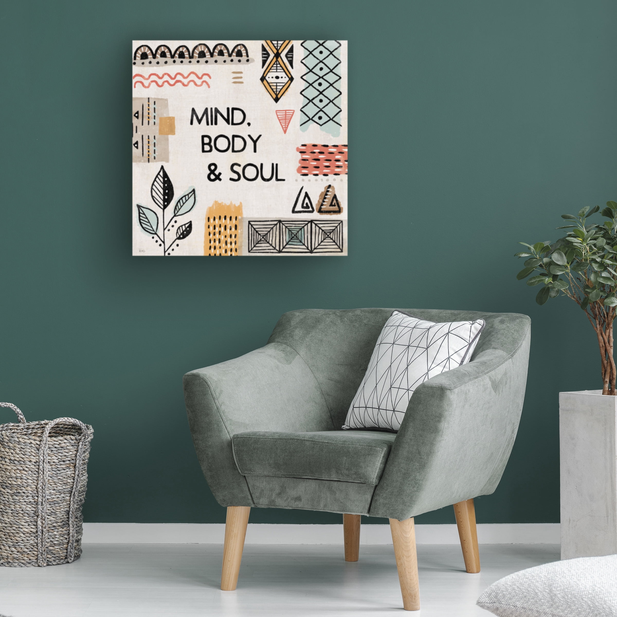 Veronique Charron 'Tribal Tones VI' Canvas Art