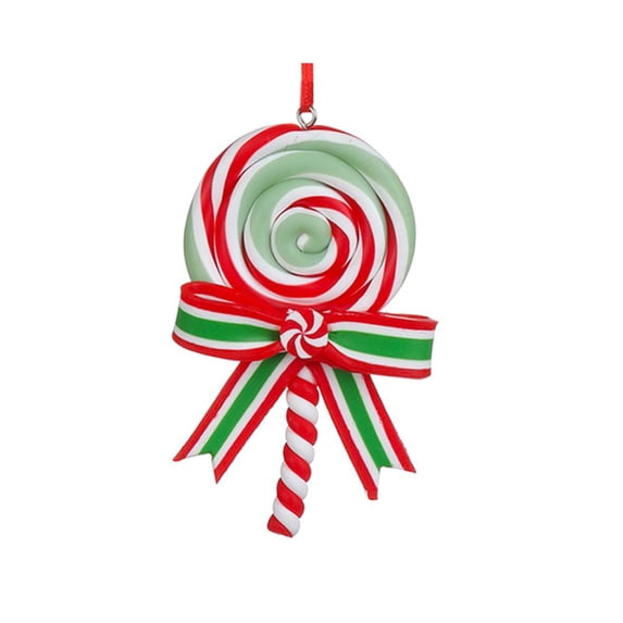 Practical Wreath Party Supplies Crafts Christmas Candy Ornaments Candy Cane Hanging Decorations Fake Candy Canes Lollipop Ornament A