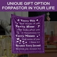 thumbnail image 5 of Christian Gifts for Women Christian Gifts Ideas for Women Religious Gifts for Women Bible Blanket with Inspirational Prayers Gifts Bible Verse Christian Prayer Religious Gifts 50X 60 Inch Purple, 5 of 6