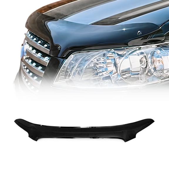 OMAC Front Bug Shield Hood Deflector Guard for Infiniti FX45 2003-2008 Black Smoke
