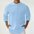 thumbnail image 3 of 2025 Polo clásico para hombre: manga corta con botones, poliéster-spandex, cómodo para llevar en la calle, adecuado para negocios/ocasión informal, tallas S-XXXL., 3 of 8