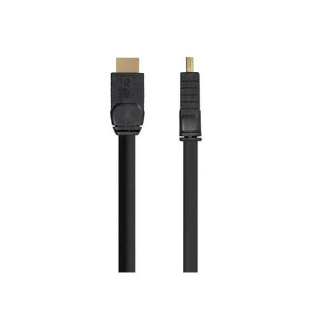 Standard Ul Cl3 Speaker Cable - Monoprice High Speed HDMI Cable - 40 Feet - Black, Active, 4K@60Hz, HDR, 18Gbps, 24AWG, YUV 4:4:4, CL3 - HOSS