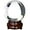Clear, variant on Amlong Crystal Clear Crystal Ball 150mm (6 inch) Including Wooden Stand