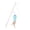 Blue, variant on Wooden Pole Teaser Wand, Paper Rope Fish Interactive Toy With Elastic Rope, Comfortable Wooden Handle For Indoor Play, Stimulates Hunting Instincts, Safe For Kittens And