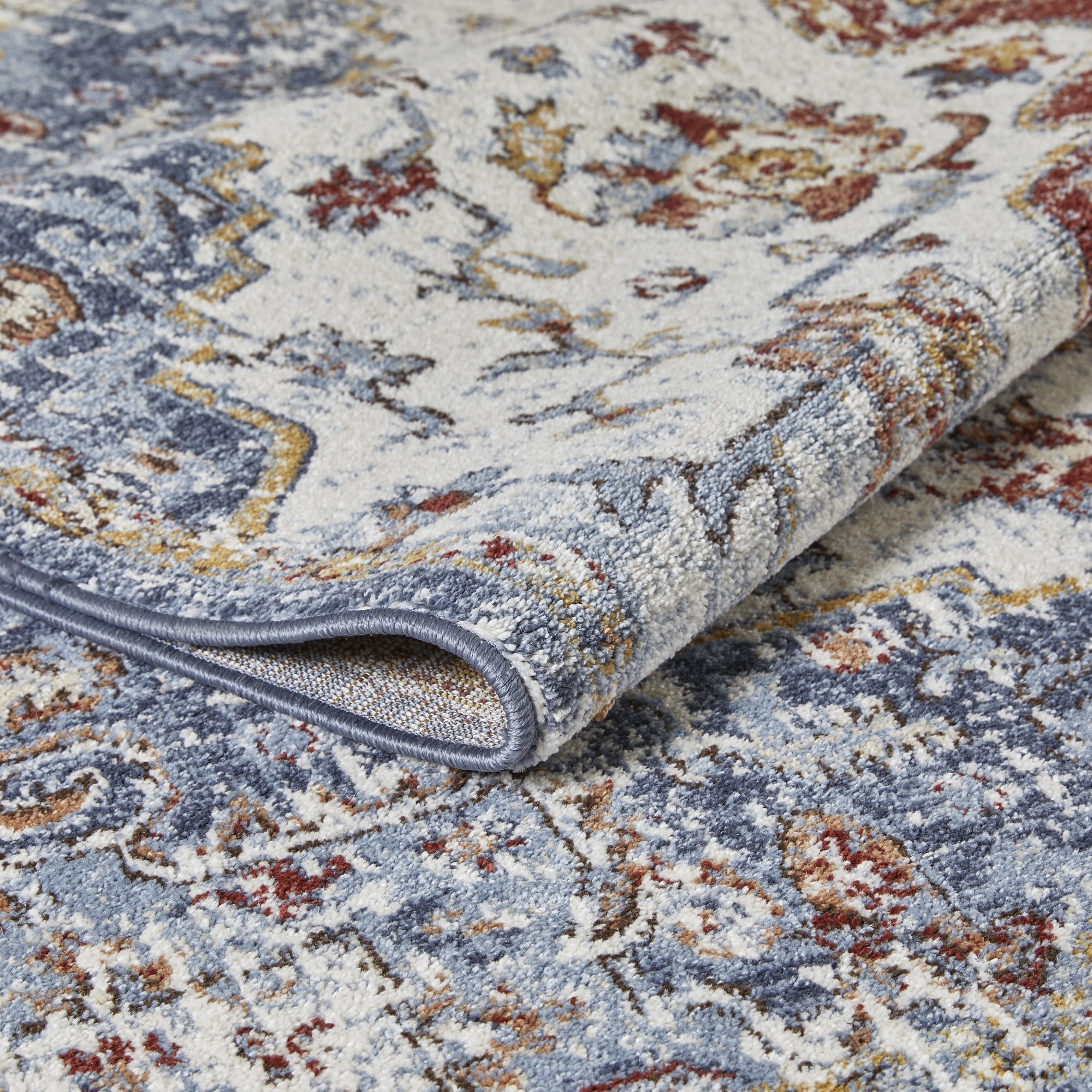 Loomaknoti Alsbrooke Kapirah 9' x 12' Blue Oriental Indoor Area Rug