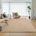 thumbnail image 4 of Noahas Soft Low Pile Rug Modern Area Rugs for Bedroom Living Room,Suitable for Boys Girls Teenagers and Adults with Super Soft Touch , Beige , 4' x 6', 4 of 6