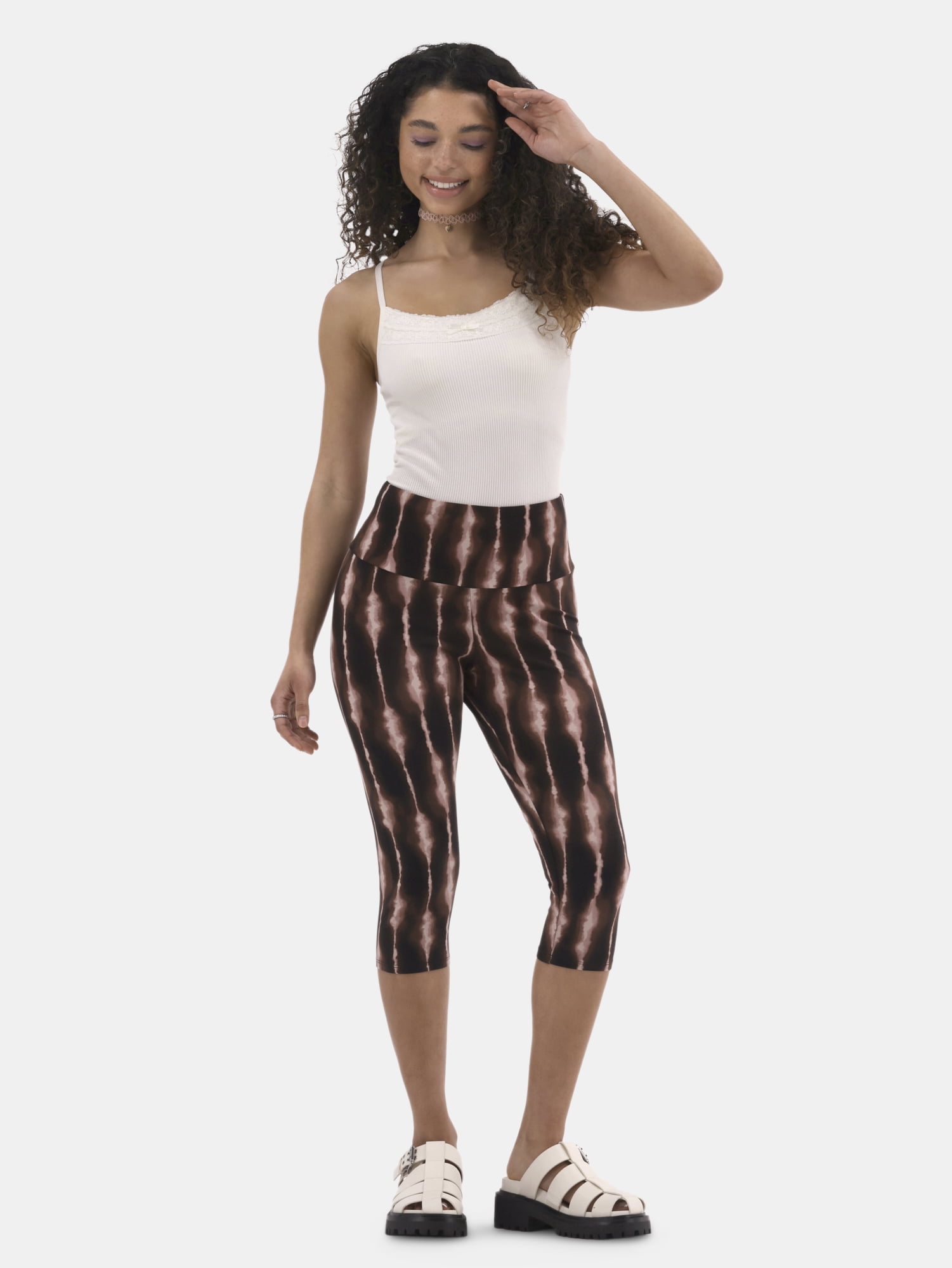 No Boundaries Capri Leggings, Women's