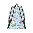 thumbnail image 3 of Daiia Colorful Sea Turtle Vintage Canvas Backpack for Men and Women ,Hiking Backpack,Travel Laptop Bag for School,Large Capacity Backpack, 3 of 8