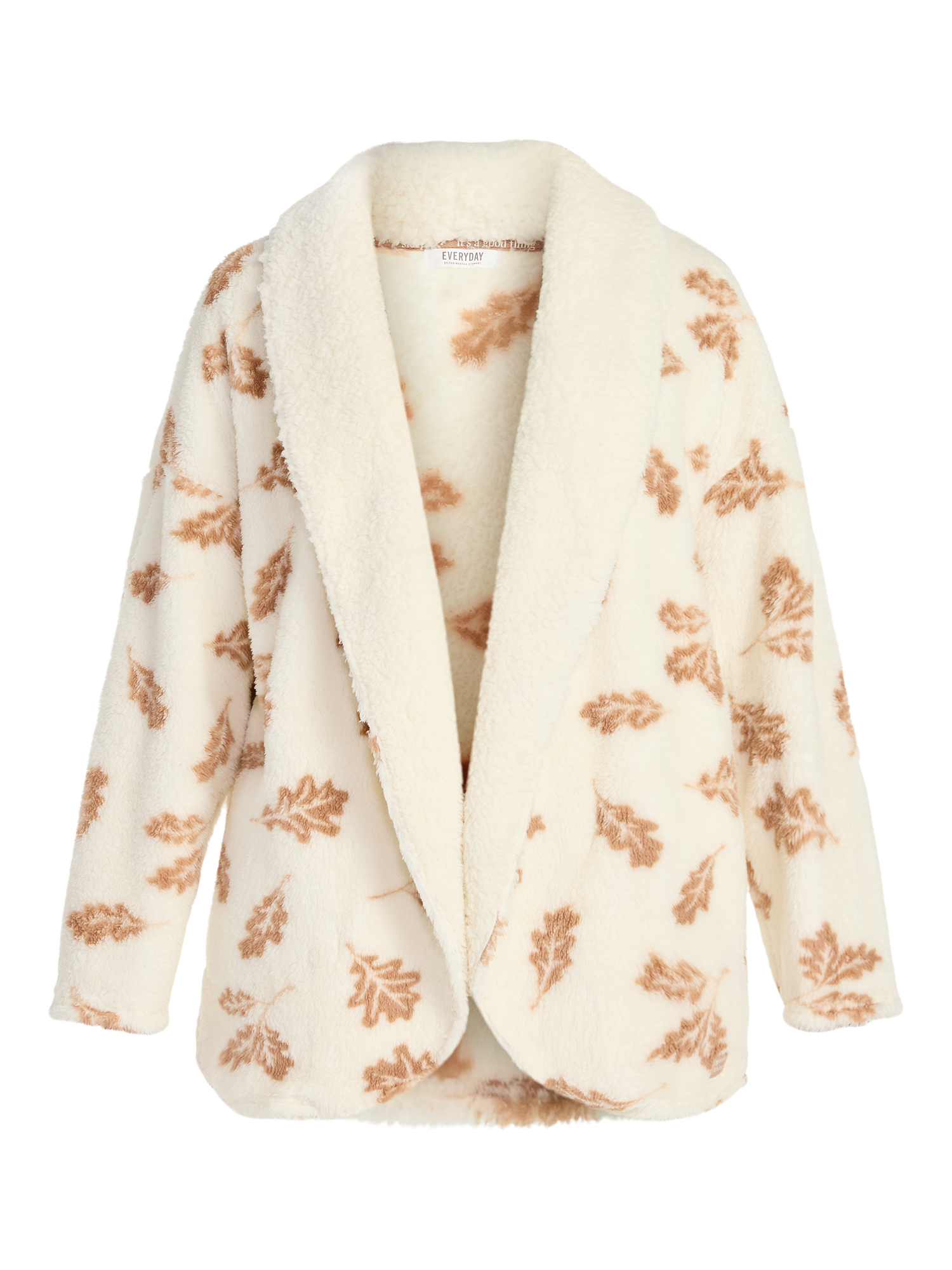 Martha Stewart Everyday Women's Plush Fleece Sleep Cardigan, Sizes S-XXL