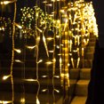 thumbnail image 6 of DONGPAI Christmas Icicle Lights, 11.5Ft 96 LED 8 Modes Icicle String Lights with 16 Drops Window Curtain Fairy Lights Outdoor Indoor for Christmas Wedding Holiday Decor, 6 of 8