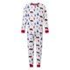 thumbnail image 2 of Pijamas navideños a juego para toda la familia: camiseta de manga larga con estampado de oso y pantalón a cuadros., 2 of 10