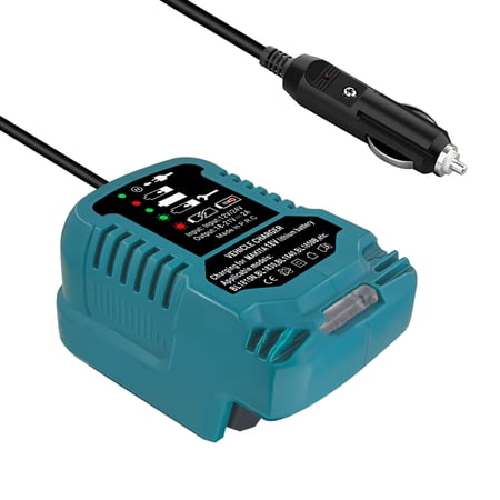 LED Indicator Car Charger for Makita 18V Batteries for Roadside Charging Needs Spare Charger