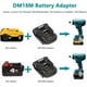 thumbnail image 3 of DM18M Adaptador de Batería para Herramientas Makita 18V Convertido para Batería Dewalt 20V y Batería Milwaukee M18 18V a Batería Makita 18V BL1830 BL1840 BL1850 con Puerto de Carga USB (Solo Adaptador Desnudo), 3 of 8