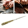 thumbnail image 3 of Leather Punch Hole Awl, Leathercraft DIY Tool, Tailors Punching , Repair Supplies Golden, 3 of 7