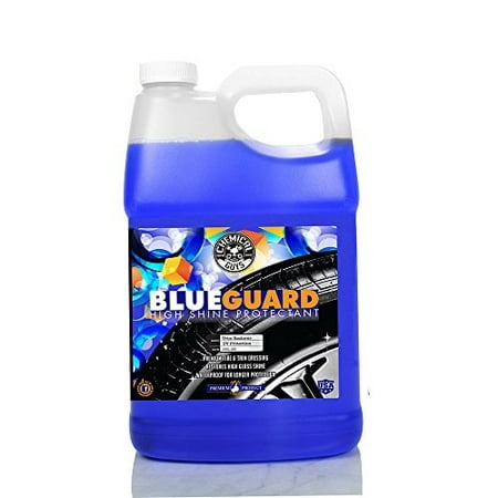 chemical guys tvd_103 blue guard ii wet look premium sprayable high gloss shine dressing and conditioner for rubber and plastic (1