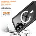thumbnail image 5 of Casetego for iPhone 17 Waterproof Case,Compatible with Mag-safe,with Built-in Screen Protector Full-Body Snowproof,Dustproof and Shockproof Protective Magnetic for iPhone 17 2025 Phone Case,Black, 5 of 9