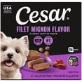 thumbnail image 3 of Cesar Classic Loaf in Sauce Filet Mignon Flavor Adult Wet Dog Food, 3.5 oz Easy Peel Trays, 24 Ct., 3 of 14