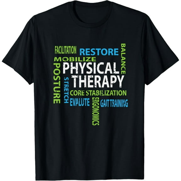 Physical Therapist PT Gift Motivational Physical Therapy T-Shirt100% cotton short-sleeved shirt for both men and women