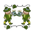 thumbnail image 2 of CafePress - Cheers Leprechauns - Large Beach Towel, Soft 30"x60" Towel with Unique Design, 2 of 3