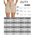 thumbnail image 7 of Women's Cargo Hiking Shorts for Camping Travel Outdoor Athletic with Zipper Pockets Quick Dry Water Resistant Summe Dark Grey L, 7 of 7