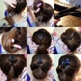 thumbnail image 4 of HEVIRGO 4Pcs Braid Ponytail Bun Maker Comb DIY Hairdressing Accessory Hair Styling Set, 4 of 10