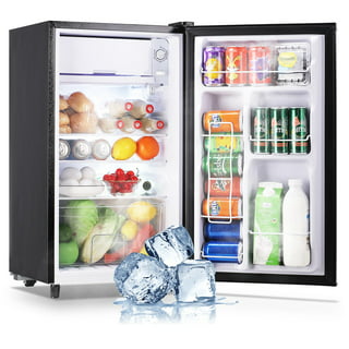 3.2 Cu.Ft Mini Fridge with Freezer, Single Door Small Refrigerator